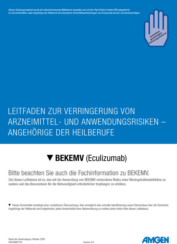 Leitfaden zur Verringerung von Arzneimittel- und Anwendungsrisiken - Verordner